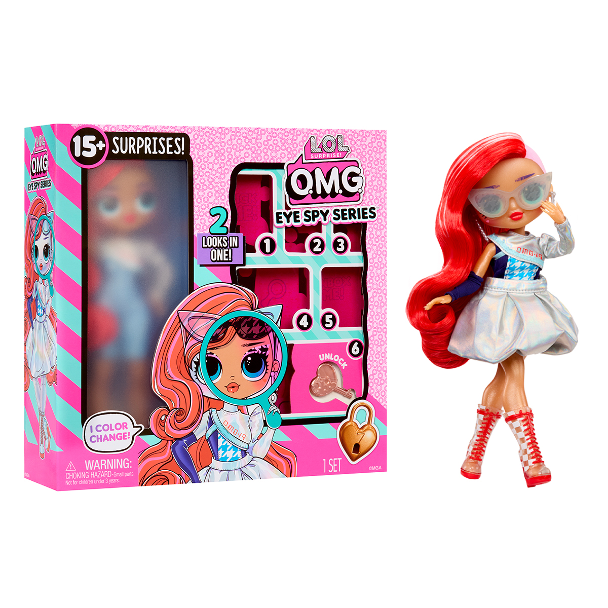 Игровой набор с куклой L.O.L. Surprise! серии O.M.G. Eye Spy – Шпионка (542674)