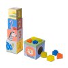 Розвиваючий сортер-пірамідка Taf Toys - Кубики Африка (12725) купити в магазині “Пустун” Фото 1