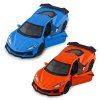 Автомодель - Chevrolet Corvette Z06 2023 (оранжевый, светло-голубой) (250383W) купить в магазине “Пустун” Фото 17