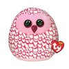 Подушка TY SQUISH-A-BOOS Рожева сова PINKY 20 см (39300) купити в магазині “Пустун” Фото 1