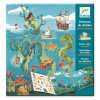 Набор с перемещаемыми наклейками Djeco "Приключения в море"(DJ08953) купить в магазине “Пустун” Фото 1