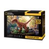 Тривимірна головоломка-конструктор CubicFun National Geographic Dino Велоцираптор (DS1053h) купити в магазині “Пустун” Фото 1