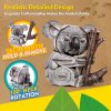 Трехмерная головоломка-конструктор Cubic Fun серии Дикие животные "Коала" (DS1176h) купить в магазине “Пустун” Фото 4