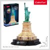 Трехмерная головоломка-конструктор Cubic Fun с LED подсветкой "Статуя Свободы" (L536h) купить в магазине “Пустун” Фото 11