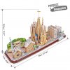 Трехмерная головоломка-конструктор Cubic Fun CITY LINE "BARCELONA" (MC256h) купить в магазине “Пустун” Фото 7