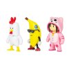 Набор коллекционных фигурок Stumble Guys - Цыпленок, Банан, Мяумер (SG2020-6) купить в магазине “Пустун” Фото 2