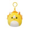 М'яка іграшка на кліпсі Squishmallows – Трицератопс (SQCP00216) купити в магазині “Пустун” Фото 1