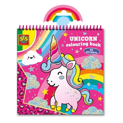 Книжка-раскраска  SES Creative  Единорожки (00111S) купить в магазине “Пустун”