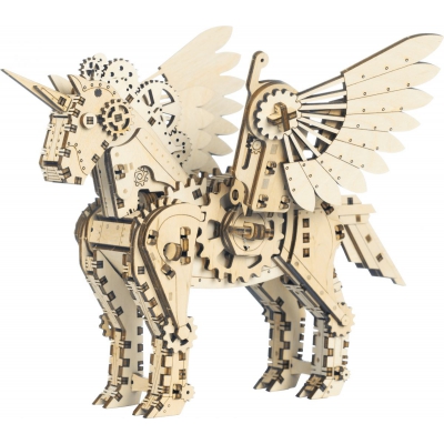 Деревяний конструктор Mechanical Unicorn 140 ел. 10604 купить в магазине “Пустун”
