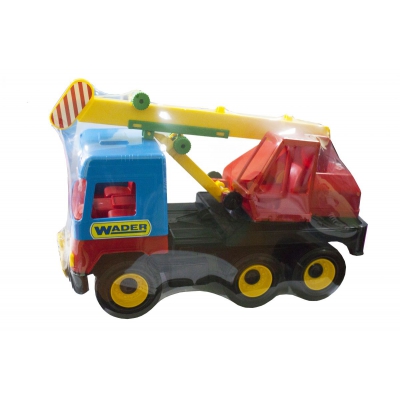 Игрушечный подъемный автокран TIGRES Middle truck (39226) купить в магазине “Пустун”