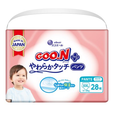 Трусики-підгузки Goo.N Plus для дітей (розмір 6(XXL), 13-25кг, 28 шт.) (21001513) купить в магазине “Пустун”