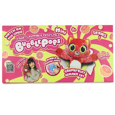 Мягкая игрушка BUBBLE POPS Грейфрутовая кошка 20 см (2402005/12) купить в магазине “Пустун”