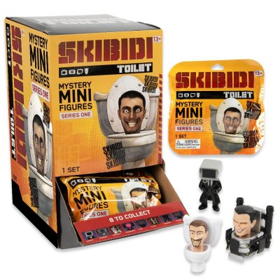 Игрушка-сюрприз с фигуркой Skibidi Toilet Mini Mystery Figure Skibidi Toilet (1300) купить в магазине “Пустун”