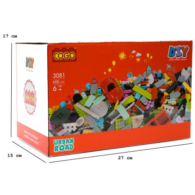 Конструктор COGO DIY Міська дорога (600 елементів) (3081) купить в магазине “Пустун”