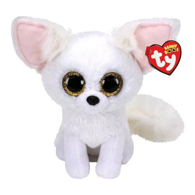 Мягкая игрушка TY Beanie Boos Белая лиса FENNEC 15 см (36225) купить в магазине “Пустун”