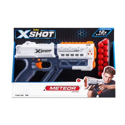 Быстрострельный бластер X-Shot EXCEL NEW CHAOS Meteor (12 шариков) (36282R) купить в магазине “Пустун”