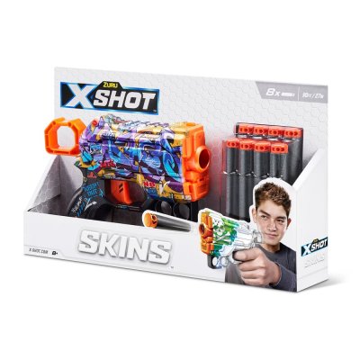 Швидкострільний бластер X-SHOT Skins Menace Spray Tag (8 патронів) (36515D) купить в магазине “Пустун”