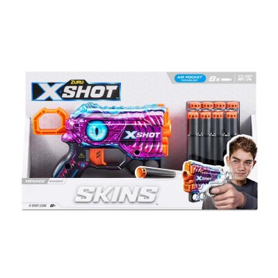 Скорострельный бластер X-SHOT Skins Menace Enigma (8 патронів) (36515L) купить в магазине “Пустун”