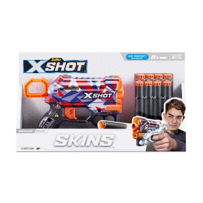 Скорострельный бластер X-SHOT Skins Menace Malice (8 патронов) (36515M) купить в магазине “Пустун”