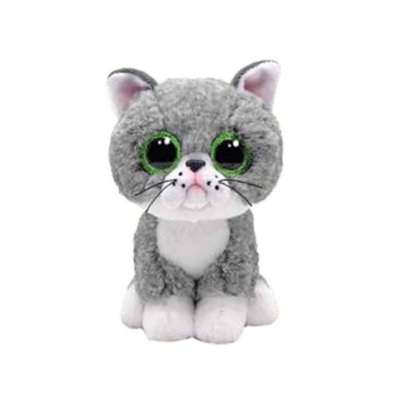 М’яка іграшка TY Beanie Boos Cірий котик FERGUS (36581) купить в магазине “Пустун”