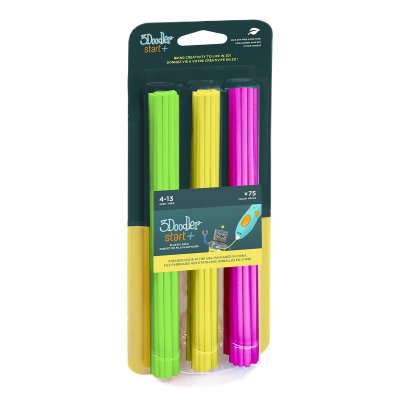 Набір стрижнів для 3D-ручки 3Doodler Start  Мікс (3DS-ECO-MIX4-75) купить в магазине “Пустун”