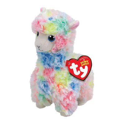М’яка іграшка TY Beanie Babies Різнокольорова лама Lola 15 см (41217) купить в магазине “Пустун”