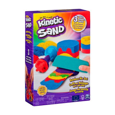 Набір піску для дитячої творчості  Kinetic Sand Райдужний мікс (71474) купить в магазине “Пустун”