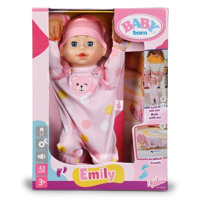 Интерактивная кукла Baby Born – Первые шаги Эмили (43 см) (838426) купить в магазине “Пустун”