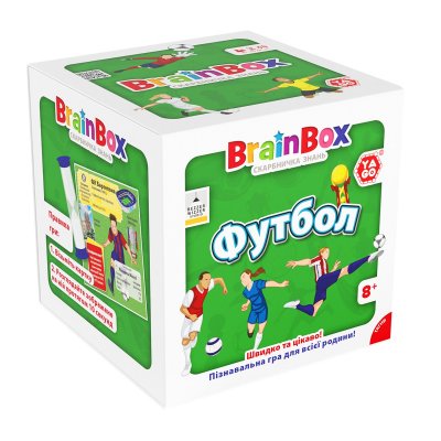 Пізнавальна гра  BrainBox Футбол (BZZBRFB02UA) купить в магазине “Пустун”