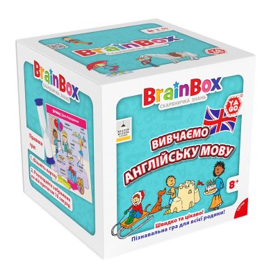 Пізнавальна гра  BrainBox Вчимо англійську мову (BZZBRLLE01UA) купить в магазине “Пустун”