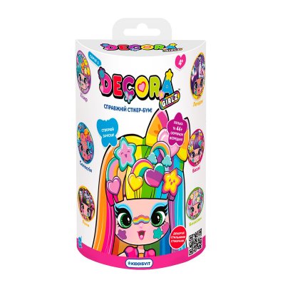 Игровой набор с куклой Decora  Разноцветный сюрприз (D1000) купить в магазине “Пустун”