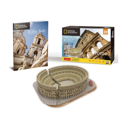 Тривимірна головоломка-конструктор CubicFun National Geographic Колізей (DS0976h) купить в магазине “Пустун”