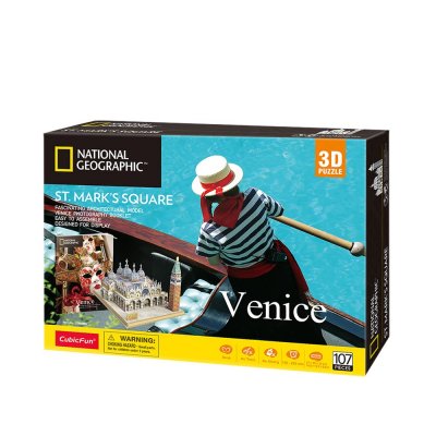Тривимірна головоломка-конструктор Cubic Fun National Geographic пл. Святого Марка (DS0980h) купить в магазине “Пустун”