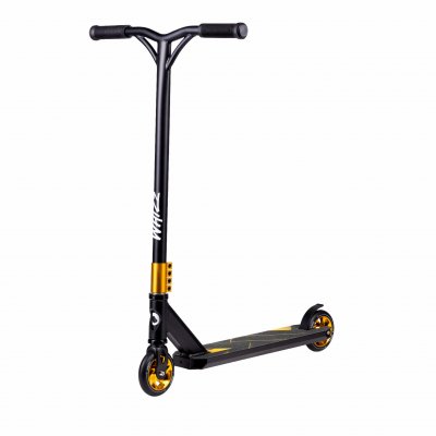 Дитячий самокат Lionelo WHIZZ BLACK CARBON YELLOW (82362923) купить в магазине “Пустун”