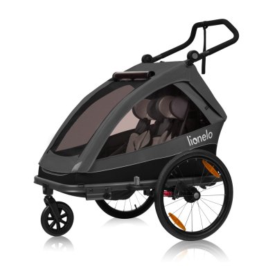 Велосипедний причіп з функцією коляски Lionelo CAMA GRAPHITE (94409997) купить в магазине “Пустун”