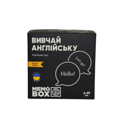 Настільна гра JoyBand MemoBox Delux Вивчай англійську (MBD104) купить в магазине “Пустун”