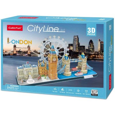 Тривимірна головоломка-конструктор CubicFun CITY LINE LONDON (MC253h) купить в магазине “Пустун”