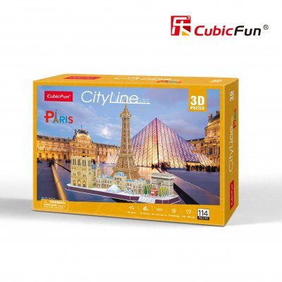 Тривимірна головоломка-конструктор CubicFun CITY LINE PARIS (MC254h) купить в магазине “Пустун”
