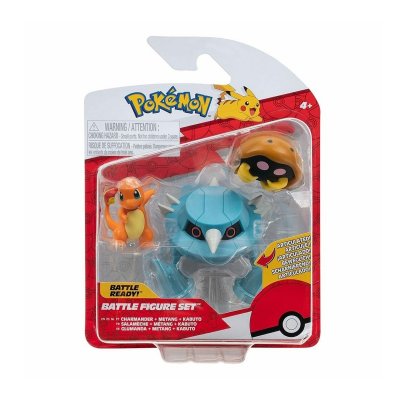 Набір ігрових фігурок Pokemon W17  Кабуто, Чармандер, Метанг (PKW3052) купить в магазине “Пустун”