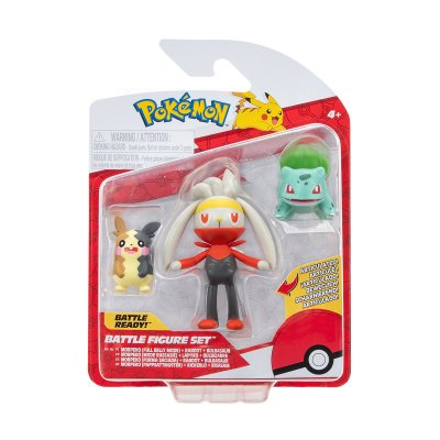 Набір ігрових фігурок Pokemon W18  Морпеко, Бульбазавр, Рабут (PKW3055) купить в магазине “Пустун”