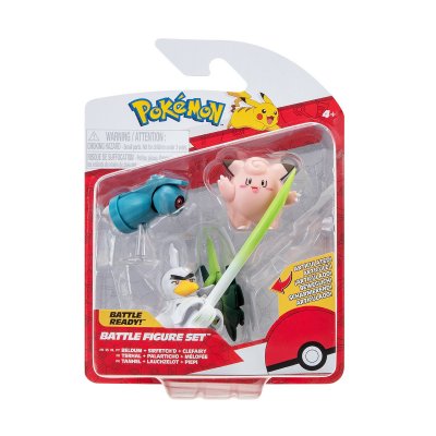 Набір ігрових фігурок Pokemon W18  Клефейрі, Белдум, Сірфетчд (PKW3057) купить в магазине “Пустун”