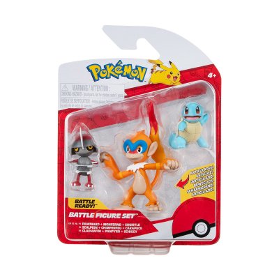 Набір ігрових фігурок Pokemon W18  Поньярд, Сквиртл, Монферно (PKW3058) купить в магазине “Пустун”