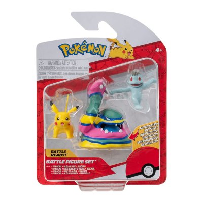 Набір ігрових фігурок Pokemon W19  Мачоп, Пікачу, Алола Мак (PKW3597) купить в магазине “Пустун”