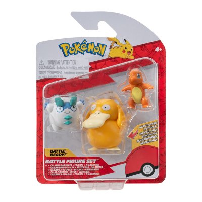Набір ігрових фігурок Pokemon W19  Чармандер, Галарський Дарумака, Псайдак (PKW3598) купить в магазине “Пустун”