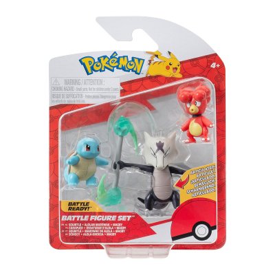 Набір ігрових фігурок Pokemon W19  Магбі, Сквиртл, Алола Маровак (PKW3600) купить в магазине “Пустун”
