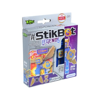 Ігровий набір для анімаційної творчості Stikbot Legends  Валор (SB260VA_UAKD) купить в магазине “Пустун”