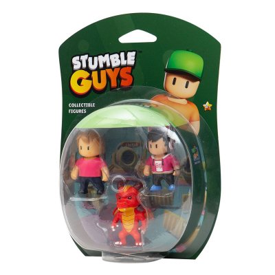 Набір колекц. фігурок Stumble Guys  Оператор Джина, Дракон Інферно, Міс Стамбл (SG2020-3) купить в магазине “Пустун”