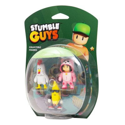 Набор коллекционных фигурок Stumble Guys  Цыпленок, Банан, Мяумер (SG2020-6) купить в магазине “Пустун”