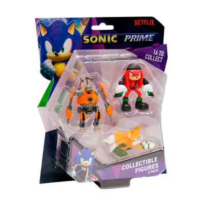 Набор игровых фигурок Sonic Prime – Эггфорсер, Наклз, Тэйлз (SON2020A) купить в магазине “Пустун”