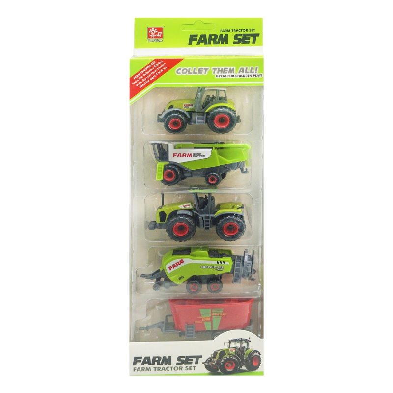 Набор Фермерская техника красный купить в магазине “Пустун”